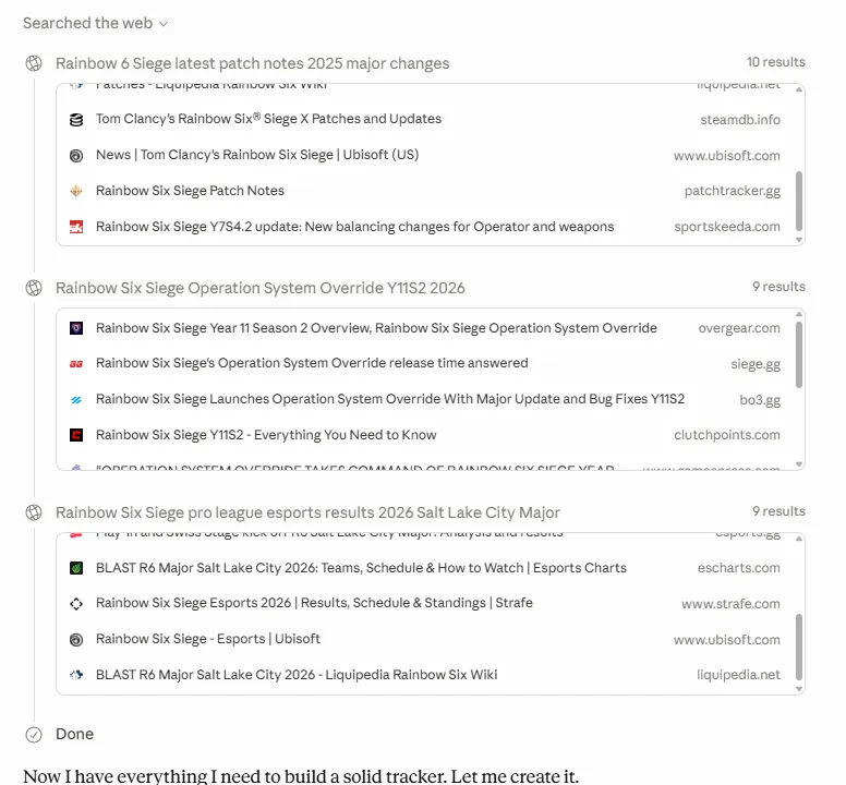 Sources referenced by Claude during initial R6Hub Artifact build